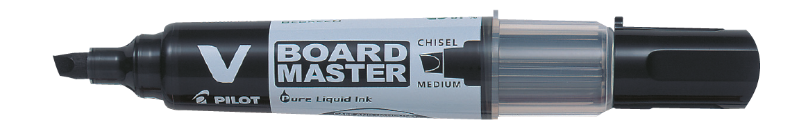 Whiteboard tusser med skrå spids, sæt med 5 stk.