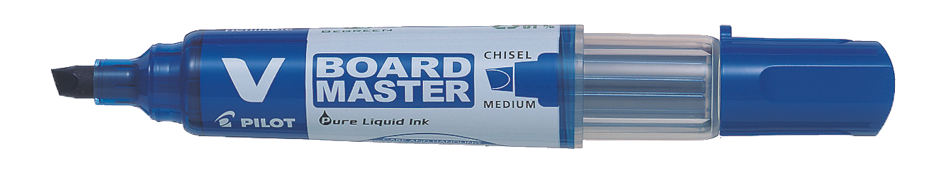 Whiteboard tusser med skrå spids, sæt med 5 stk.