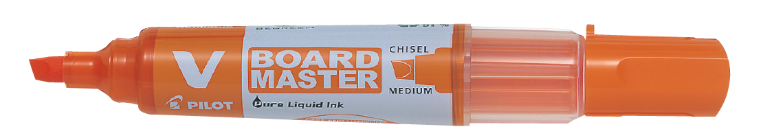 Whiteboard tusser med skrå spids, sæt med 5 stk.