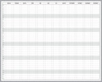 Whiteboard med evighedskalender flere størrelser