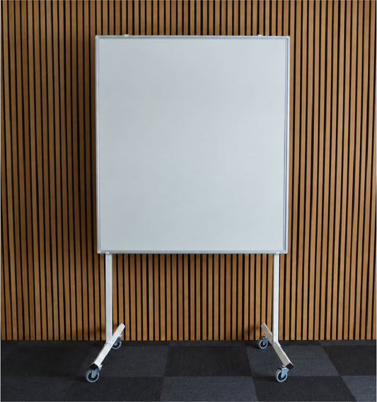Rabat test - Mobilt stativ med whiteboard - BxH 100x120 cm