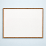 Whiteboard med egetræs ramme
