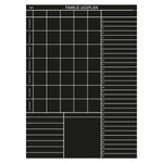 Whiteboard tavle med familieplan - mange farver